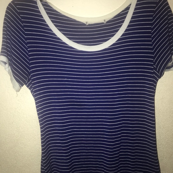 Blue and white striped top - Picture 2 of 2